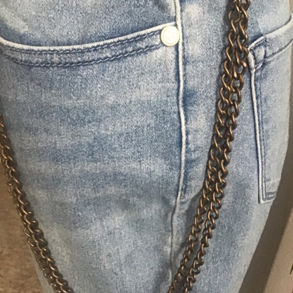 Jean, pant chain with free skinny belt vintage y2k and 90’s - Picture 8 of 11